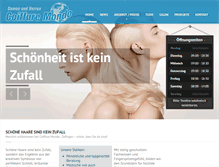 Tablet Screenshot of coiffure-mondo.ch